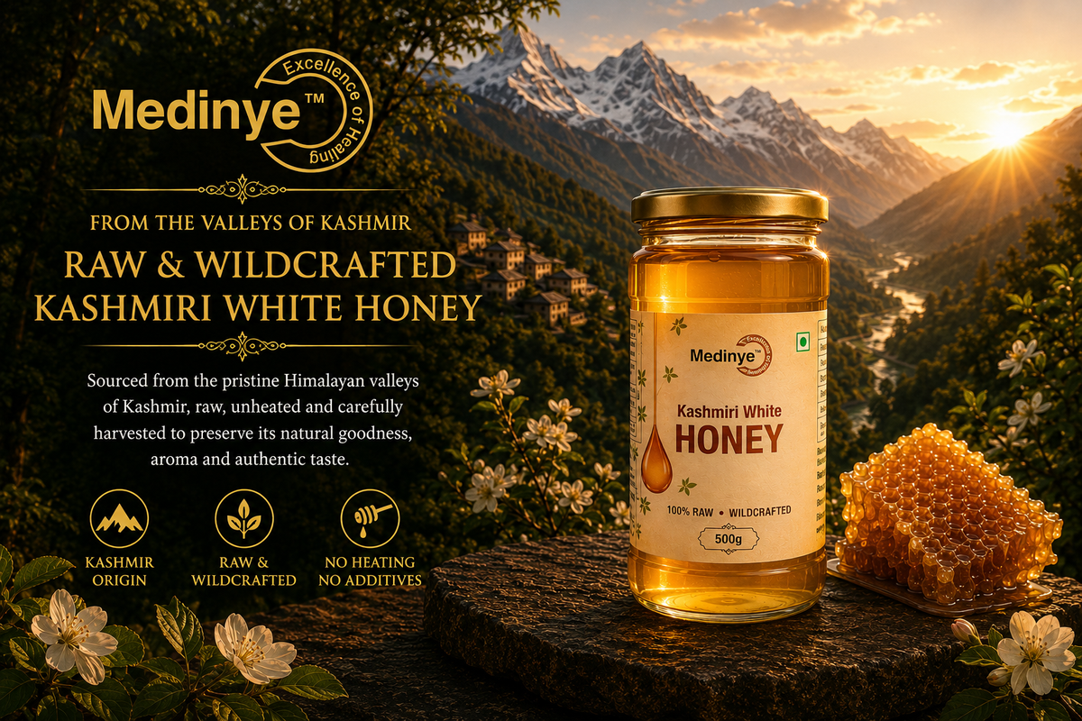 Medinye Kashmiri White Honey