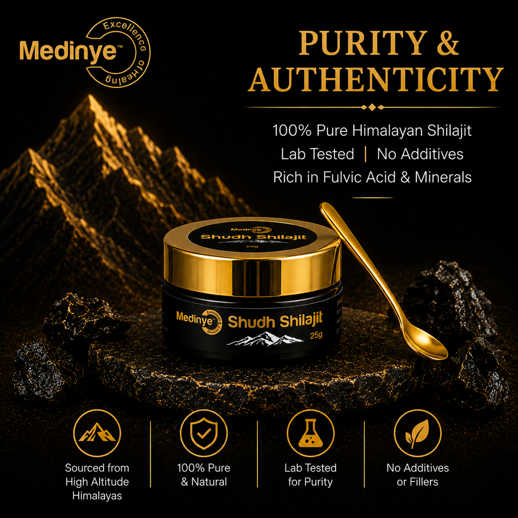 Medinye Shudh Shilajit Resin
