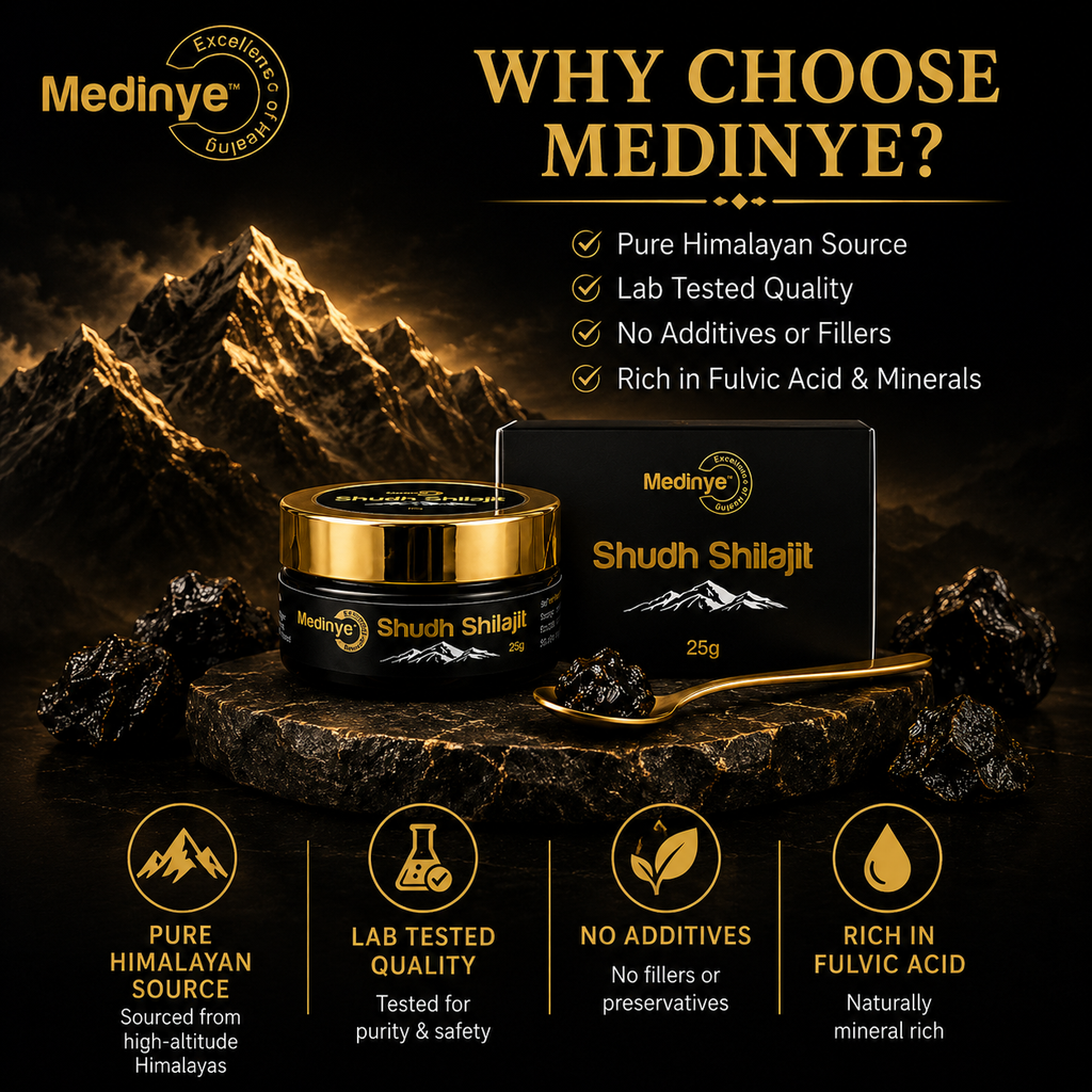Medinye Shudh Shilajit Resin