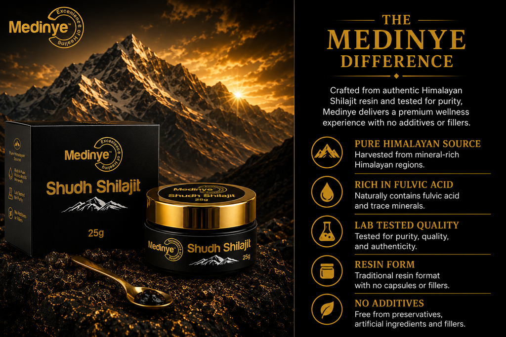 Medinye Shudh Shilajit Resin