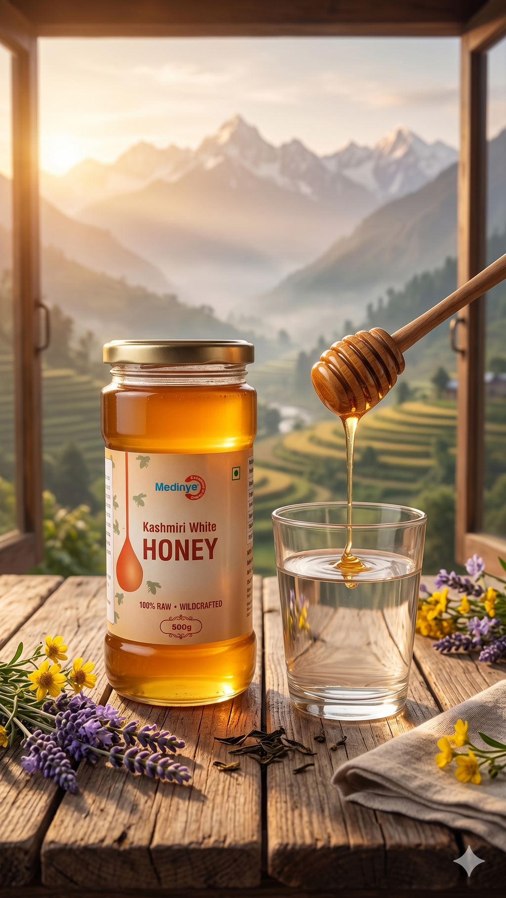 Medinye Kashmiri White Honey