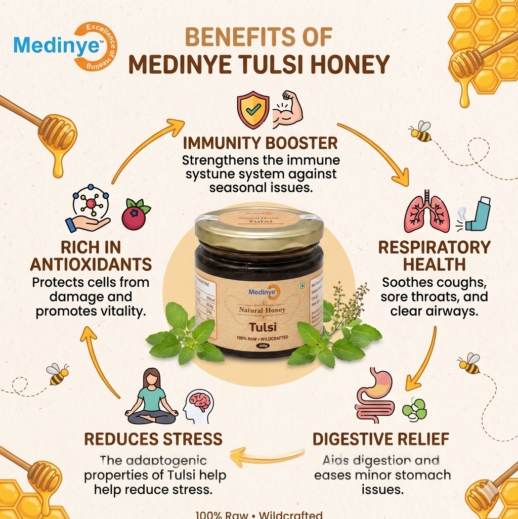 Medinye Tulsi Honey