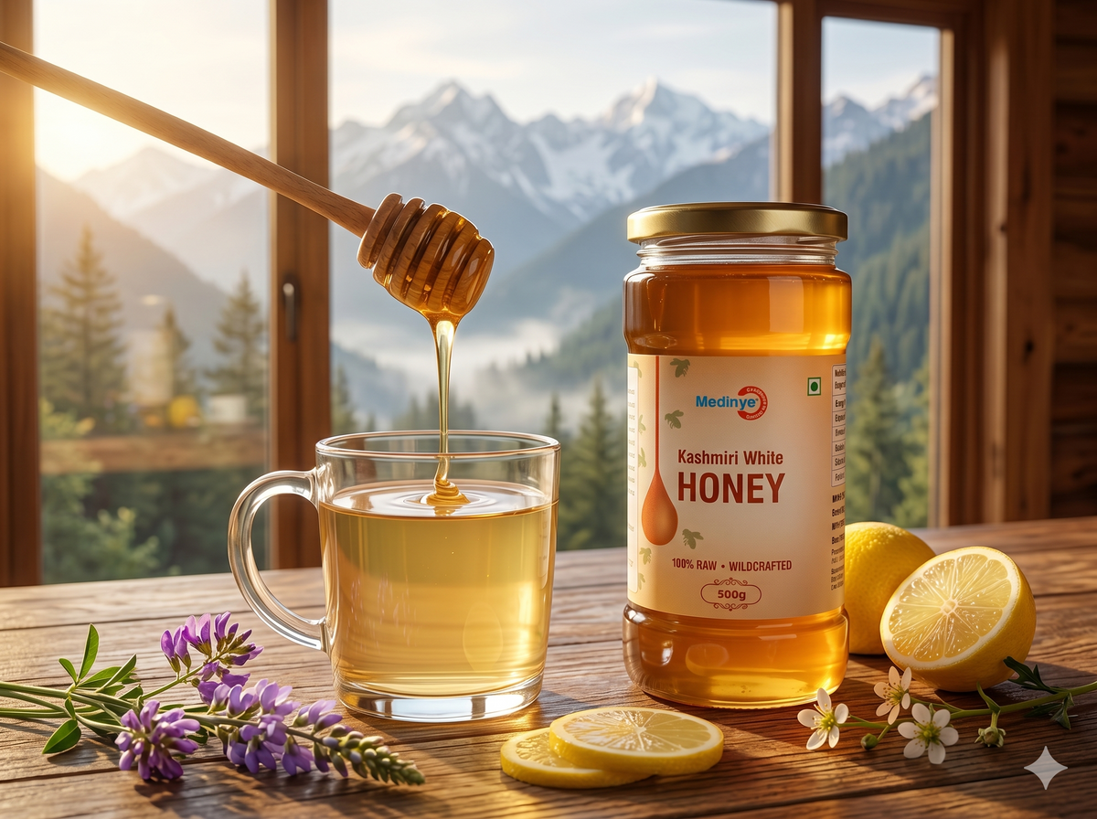 Medinye Kashmiri White Honey