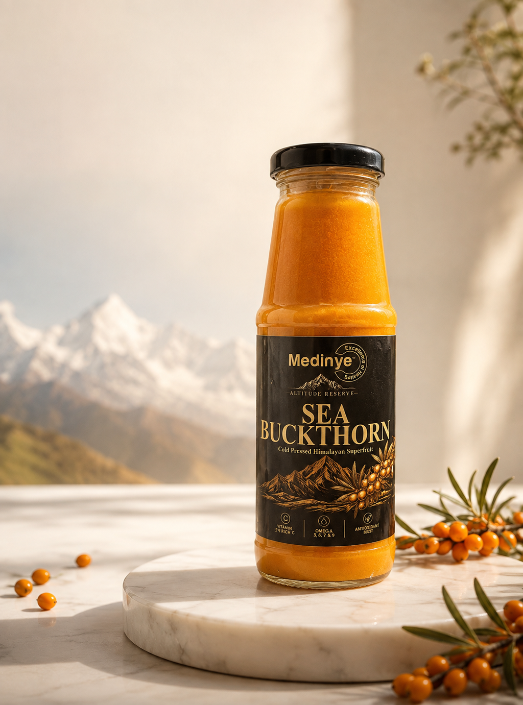 Medinye Sea Buckthorn Pulp – 300ml