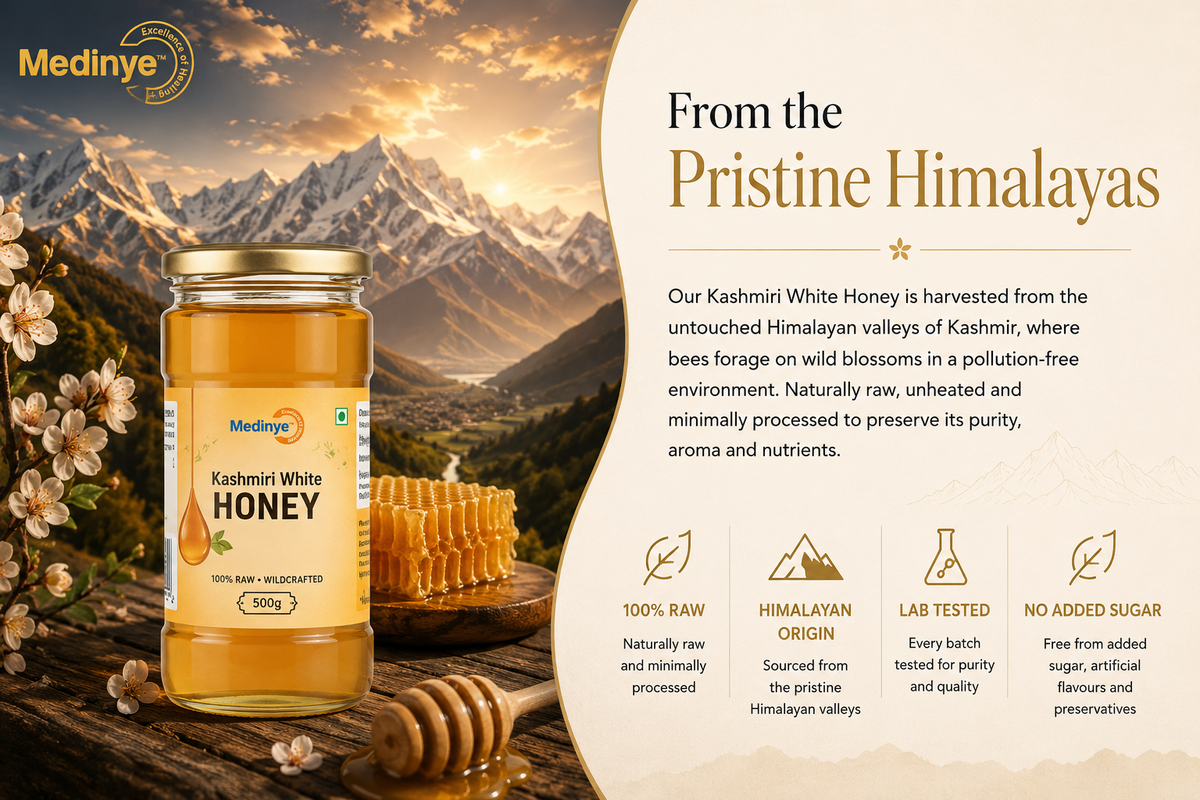 Medinye Kashmiri White Honey